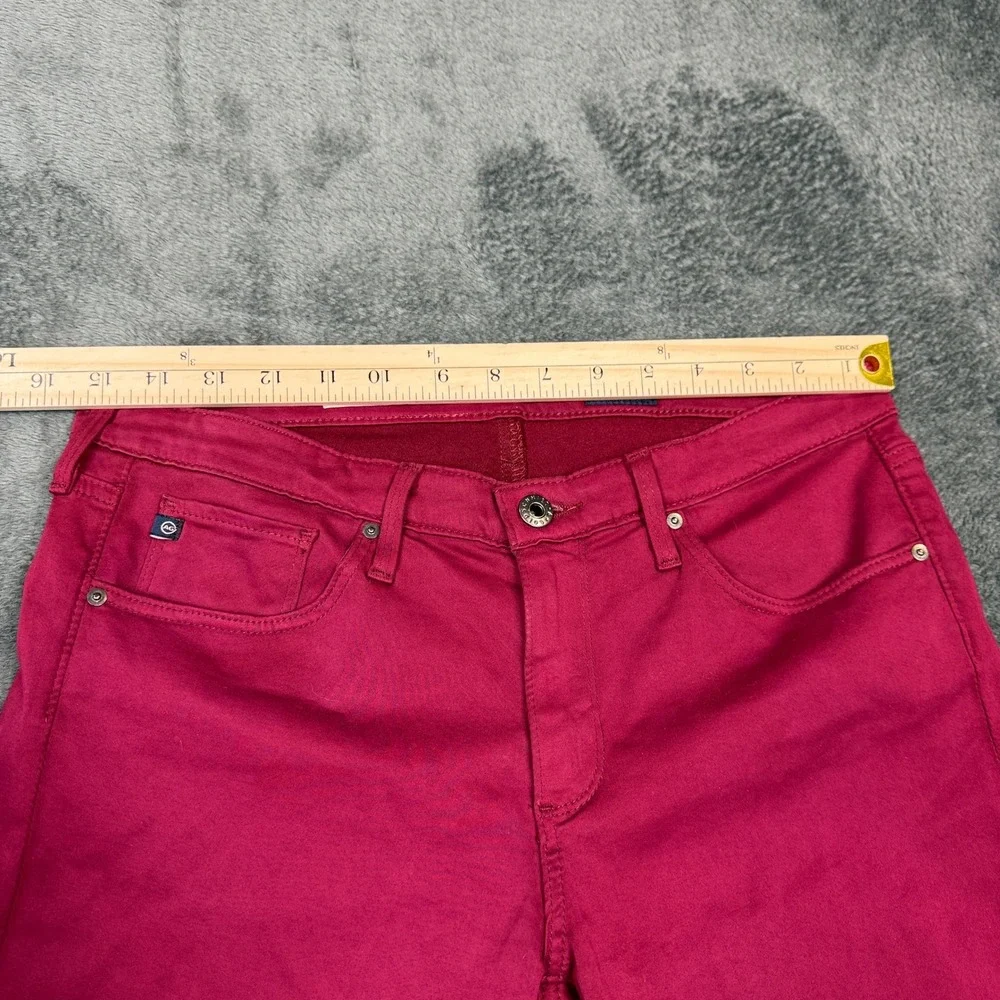 AG Adriano Goldschmied The Stilt Cigarette Leg Pink‎ Jeans Womens - Picture 5 of 15